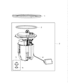 Diagram for Chrysler 200 Fuel Sending Unit - 68138243AA