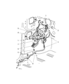 Diagram for Dodge Durango Parking Brake Cable - 52113686AA