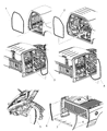 Diagram for Ram 5500 Door Seal - 55112355AC