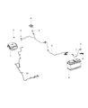Diagram for Jeep Grand Cherokee Battery Sensor - 56029713AB