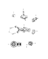 Diagram for Jeep Brake Light Switch - 68445428AA