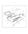 Diagram for 2019 Jeep Renegade Sunroof - 68266045AA