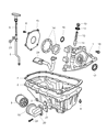 Diagram for Chrysler PT Cruiser Oil Pan Gasket - 4777994AA