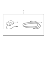 Diagram for 2010 Jeep Wrangler Antenna - 5064813AA