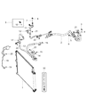 Diagram for 2015 Jeep Cherokee A/C Hose - 68194991AB