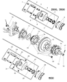 Diagram for 1994 Dodge Ram 2500 Brake Dust Shield - 52008428