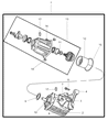 Diagram for 2009 Dodge Journey Automatic Transmission Output Shaft Seal - 5134787AA