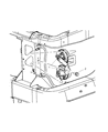 Diagram for 2007 Dodge Dakota Horn - 56043326AB