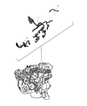 Diagram for 2000 Jeep Grand Cherokee Battery Cable - 56038421AC