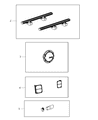 Diagram for Jeep Wrangler Tail Pipe - 82208439AB