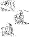 Diagram for 2008 Dodge Dakota Antenna Cable - 5064468AE