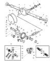 Diagram for Dodge Ram Wagon Axle Shaft - 52069665AB