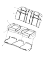 Diagram for 2010 Dodge Charger Seat Cover - 1HL341DVAB