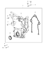 Diagram for 2020 Ram 4500 Timing Cover - 4893128AG