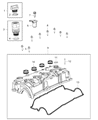 Diagram for 2019 Jeep Compass Oil Filler Cap - 4892822AB