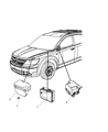 Diagram for Dodge Journey ABS Control Module - 68045540AA