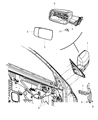 Diagram for 2018 Ram 3500 Car Mirror - 68365844AA