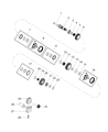 Diagram for 2014 Jeep Cherokee Needle Bearing - 68120318AA