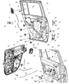 Diagram for Jeep Window Regulator - 68002889AA