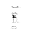 Diagram for Ram ProMaster City Fuel Pump Gasket - 68304753AA