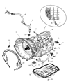 Diagram for Jeep Liberty Dipstick - 52104327AA