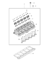 Diagram for Dodge Viper Cylinder Head - RL037711AF