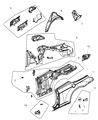 Diagram for Chrysler Sebring Fuel Door - 5008741AC