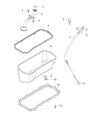 Diagram for 2014 Ram ProMaster 3500 Dipstick - 68099640AA