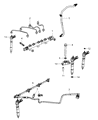 Diagram for Chrysler Town & Country Fuel Rail - RX031572AA