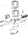 Diagram for 2017 Ram 2500 Steering Column Cover - 1UM301L1AE