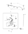 Diagram for Ram ProMaster 2500 Washer Reservoir - 68134379AA