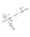 Diagram for Mopar Intermediate Shaft - 68399422AC