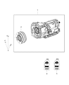 Diagram for 2019 Jeep Wrangler Torque Converter - RL396733AA