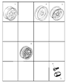 Diagram for 1999 Jeep Cherokee Spare Wheel - 5GC85MA8AA