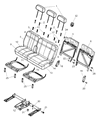 Diagram for 2007 Chrysler Aspen Seat Cushion - 1FQ881D1AA