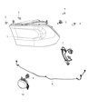 Diagram for Ram Headlight - 68088548AA