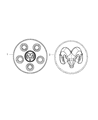 Diagram for 2011 Dodge Nitro Wheel Cover - 5KG75S4AAC