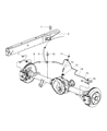 Diagram for 2007 Dodge Ram 1500 Brake Line - 55398220AB