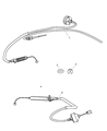 Diagram for Dodge Durango Accelerator Cable - 52013012AB