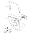 Diagram for 2012 Jeep Grand Cherokee Door Moldings - 1PC83AXRAC