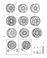 Diagram for 2023 Ram 2500 Spare Wheel - 1XA75S4AAA