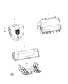 Diagram for 2019 Dodge Grand Caravan Air Bag - 68086537AE