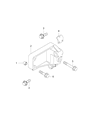 Diagram for 2017 Ram ProMaster 2500 Engine Mount Bracket - 68101925AA