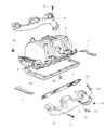 Diagram for 2003 Dodge Durango Exhaust Manifold - 53010189AB