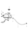 Diagram for Jeep Coolant Reservoir - 55037999AF