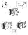 Diagram for 2010 Chrysler Sebring A/C Compressor - 55111410AE