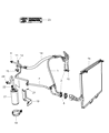 Diagram for 2001 Jeep Wrangler A/C Hose - 55037506AA