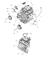 Diagram for Chrysler Town & Country Crankshaft Pulley - 4666099AB