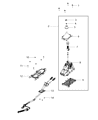 Diagram for 2018 Jeep Compass Automatic Transmission Shifter - 5VU19SLUAD