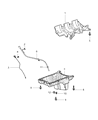 Diagram for 2009 Jeep Grand Cherokee Oil Pan - 5175803AB